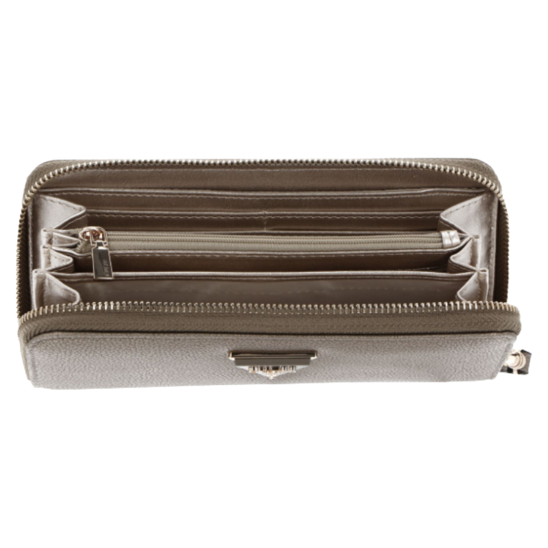 Guess Meridian Large Wallet Pewter Women's BG877846 