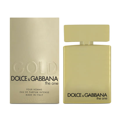 Dolce & Gabbana The One Gold Pour Homme Eau De Parfum Intense 50ml (Blemished Box)