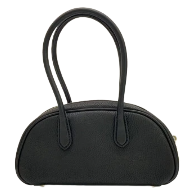 Michael Kors Lulu Small Pebbled Leather Satchel Black