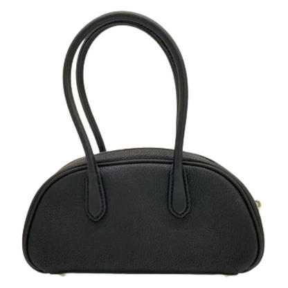 Michael Kors Lulu Small Pebbled Leather Satchel Black