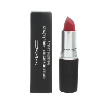 MAC Powder Matte Red Kiss Lipstick 306 Shocking Revelation