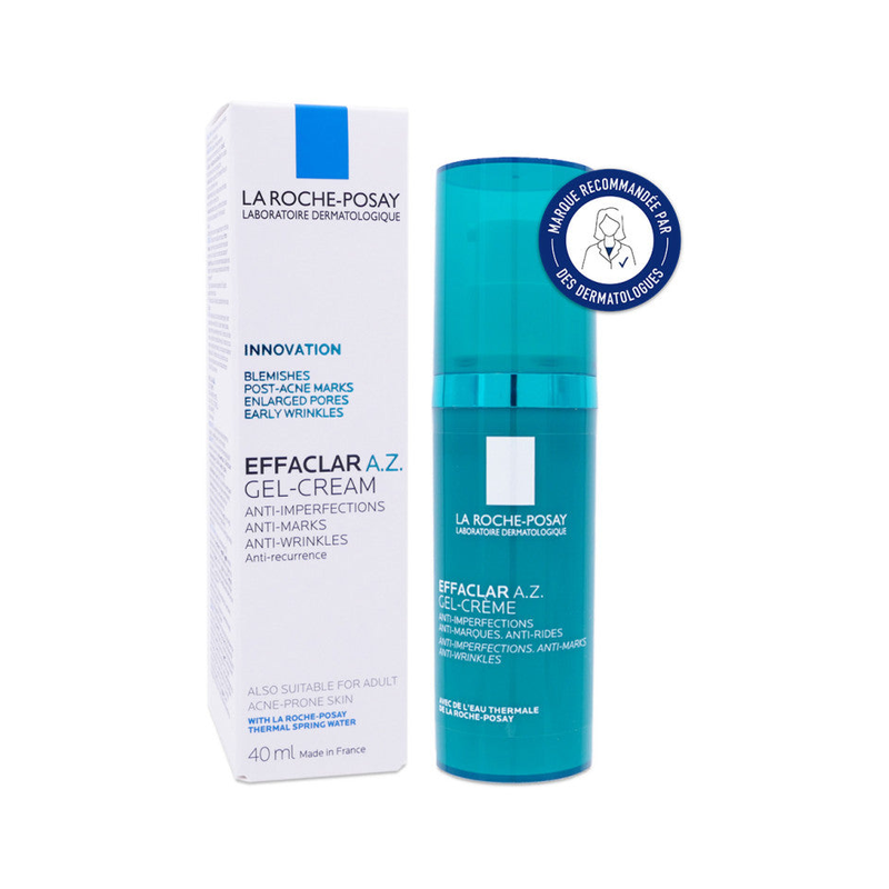 La Roche-Posay Effaclar A.Z Gel Cream 40ml bottle and box
