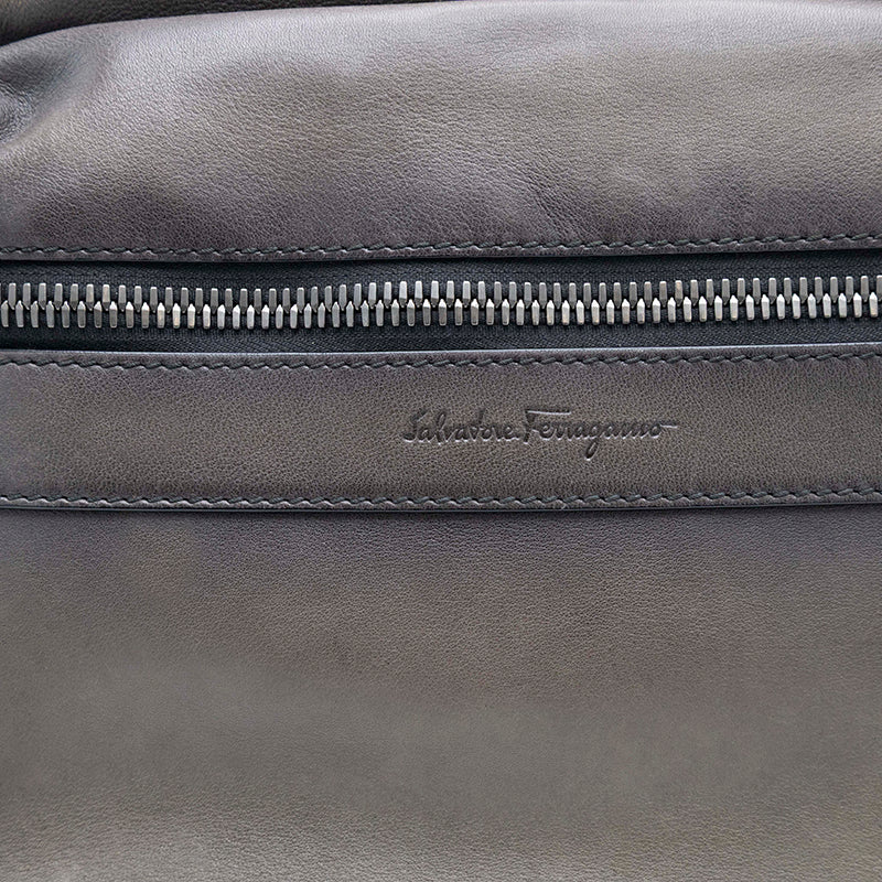 Salvatore Ferragamo Brown Leather Backpack