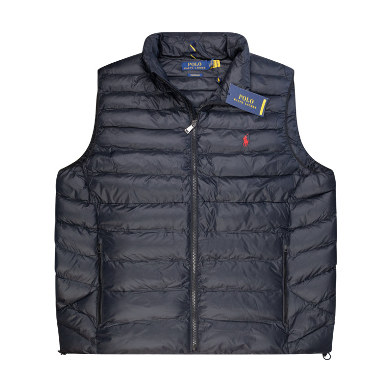 Ralph Lauren Polo Quilted Padded Terra Vest Gilet Black Mens