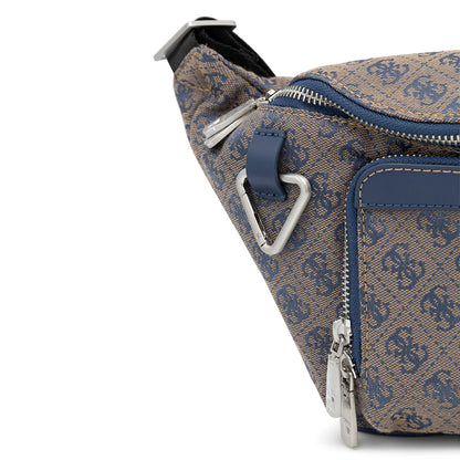 Guess Men's Waist Bag Brown/Blue HMMILJP4256 