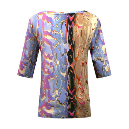 Marc Cain Multicolour T-Shirt | Vibrant Women's Tee