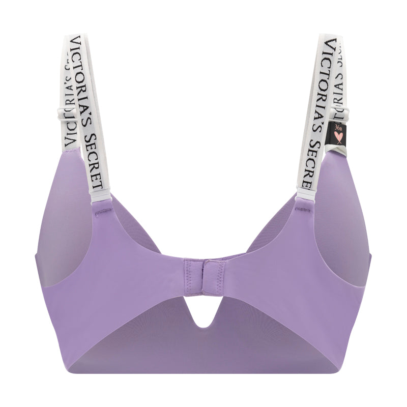 Victoria's Secret Crush Purple Non Wired Logo T-Shirt Bra - 36B