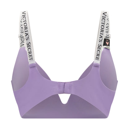 Victoria's Secret Crush Purple Non Wired Logo T-Shirt Bra - 36B