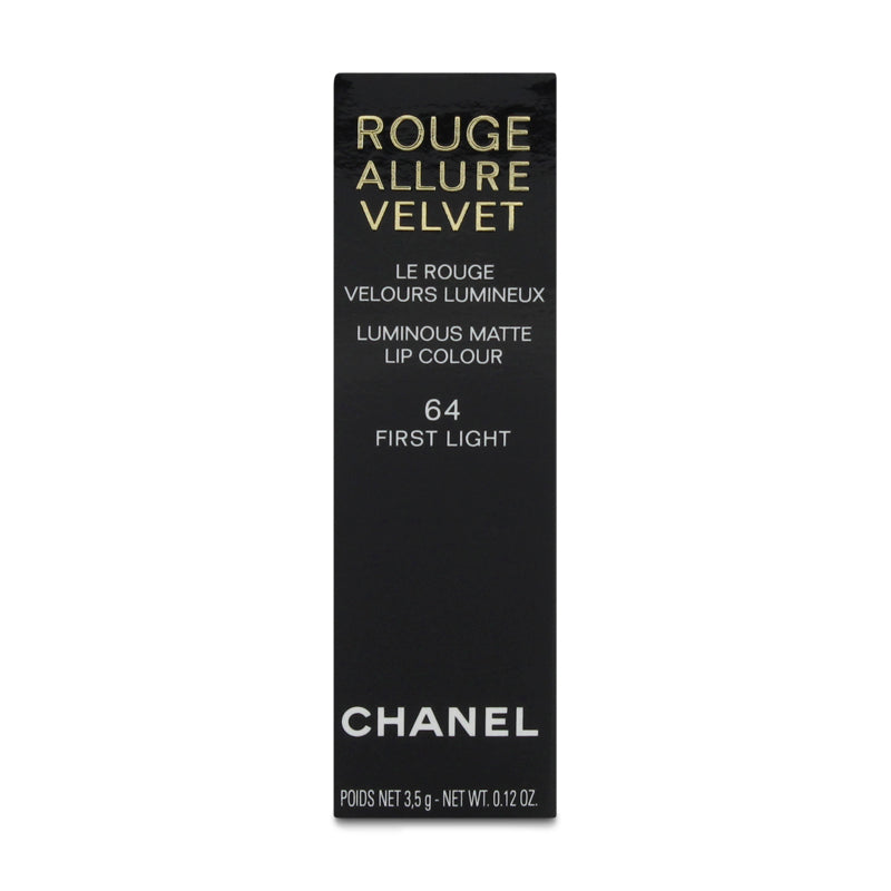 Chanel Rouge Allure Velvet Luminous Matte Lipstick 64 First Light