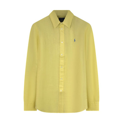 Ralph Lauren Women's Polo Relaxed Fit Shirt Banana Peel