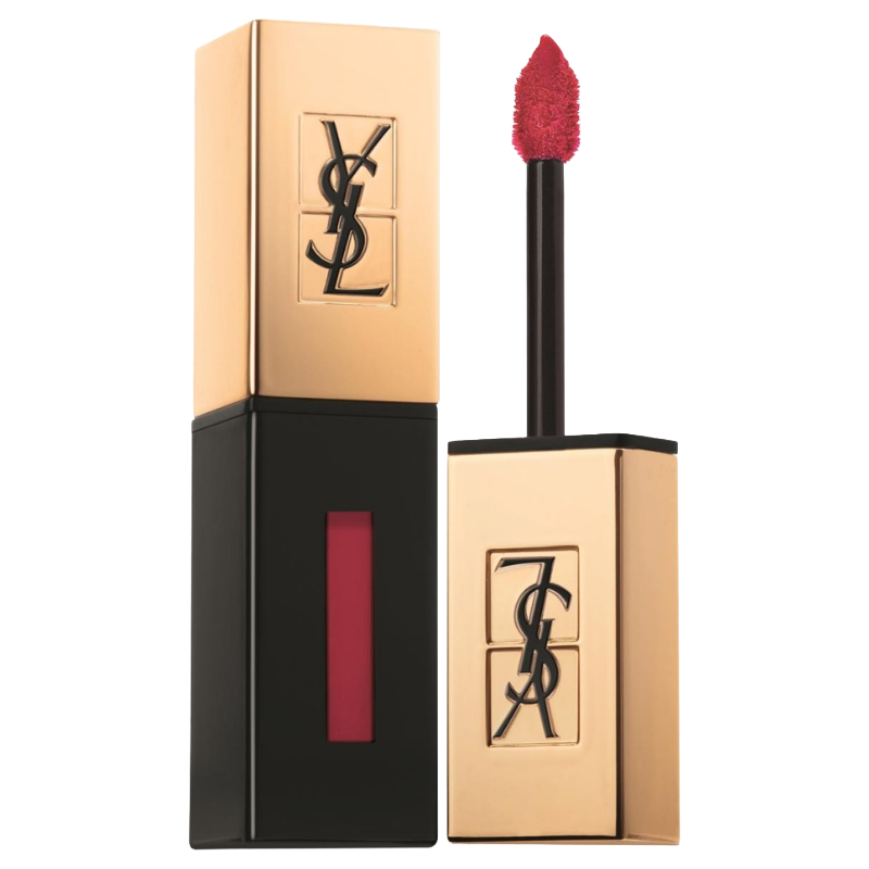 YSL Rouge Pur Couture Vernis A levres Glossy Stain Red 46 Rouge Fusain