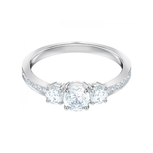 Swarovski Ladies Attract Ring Trilogy Size 55 5414972