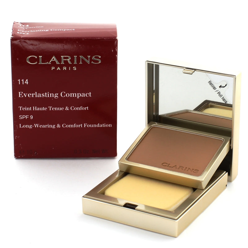 Clarins Everlasting Compact 114 Cappuccino