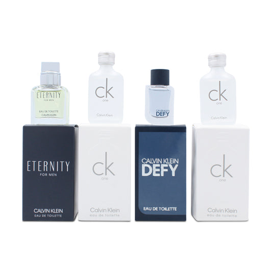 Calvin Klein Mens Miniature Fragrance Set (Blemished Box)
