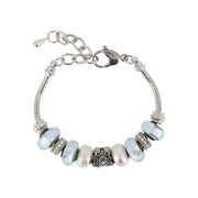 Lovita Charm Bracelet Light Blue Butterfly