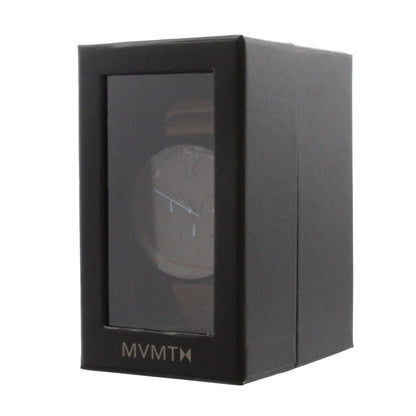 MVMT Men's Stainless Steel Chronograph Beige Leather Strap Watch