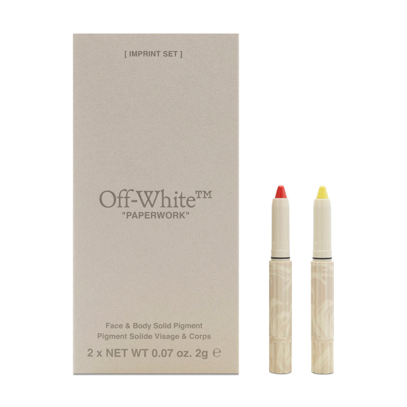 Off-White Paperwork Face & Body Solid Pigment Imprint Set - Visage & Corps
