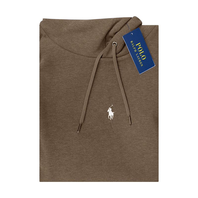 Ralph Lauren Polo Cotton Jersey Hoodie Brown