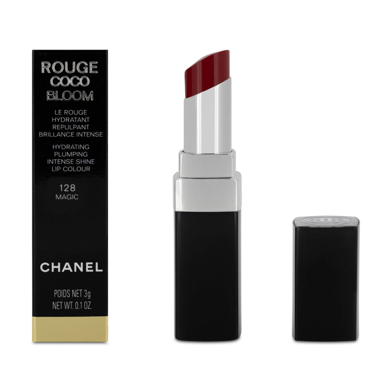 Chanel Rouge Coco Bloom Hydrating Plumping Intense Shine Lip Colour 128 Magic 