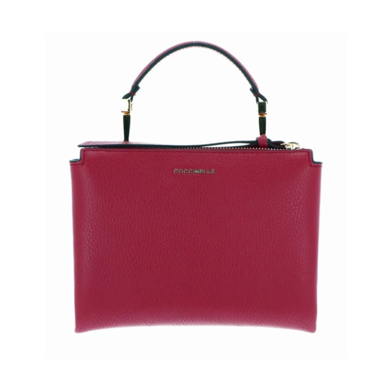 Coccinelle Arlettis Leather Cross Body Bag Sangria (Red)