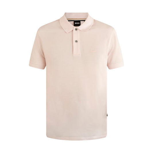 Hugo Boss Pallas Cotton Pink Polo Shirt