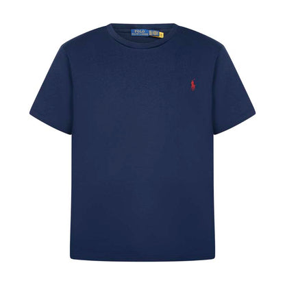 Ralph Lauren Polo Women's Cotton Jersey Crewneck T-Shirt Navy