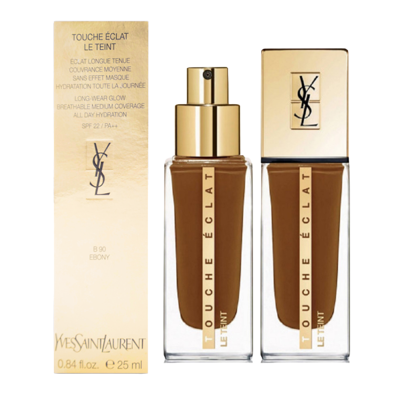 YSL Touche Éclat Le Teint Foundation B90 Ebony