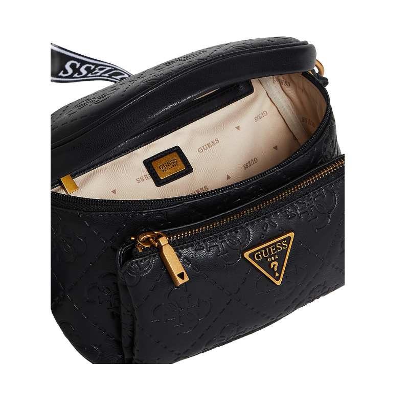 Guess Power Play Mini Crossbody Bag Black Logo SD900680