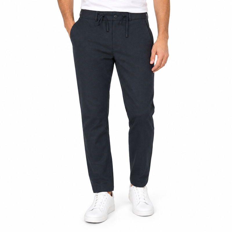 Hugo Boss Men's Trousers P-Genius Slim Fit Dark Blue 