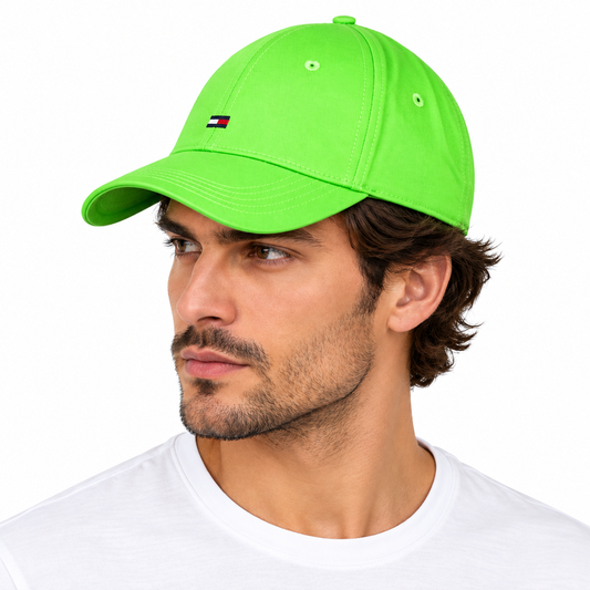 Tommy Hilfiger Men's Baseball Cap Spring Lime