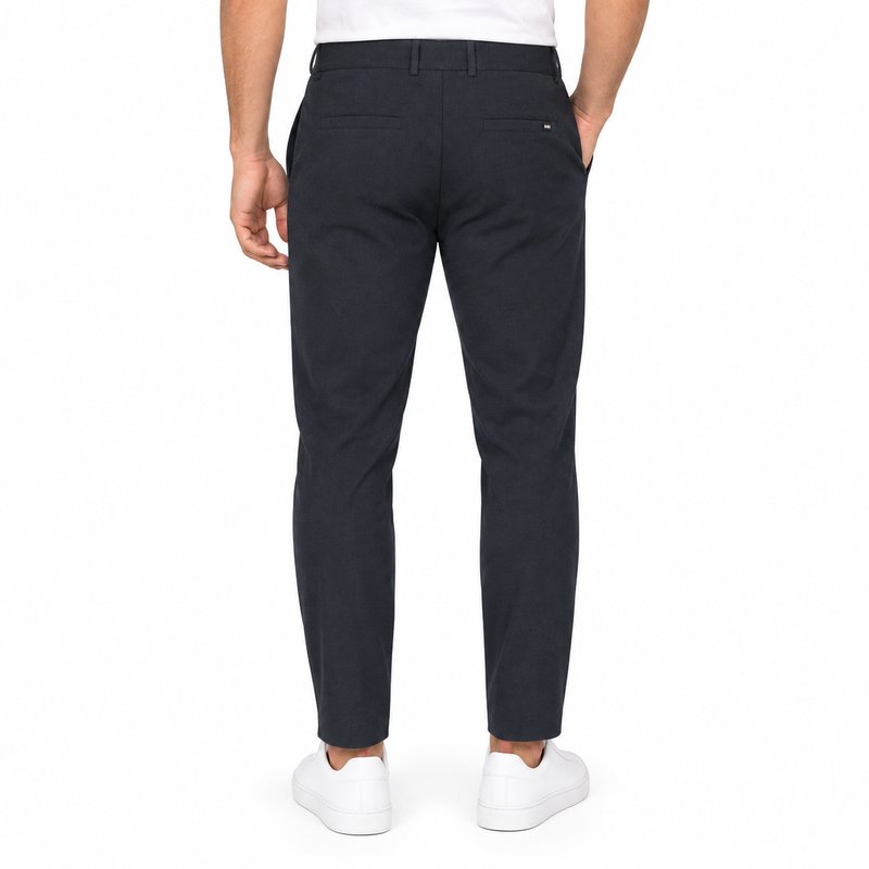 Hugo Boss Men's Trousers P-Genius Slim Fit Dark Blue 