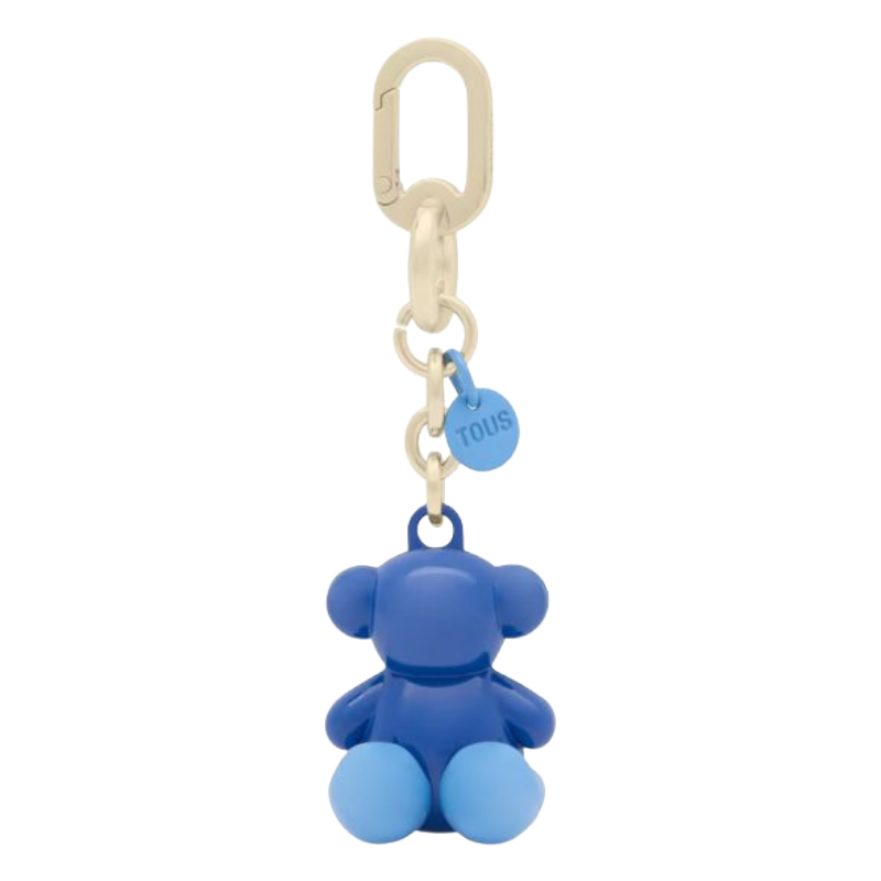 Tous Blue Bold Bear Keychain