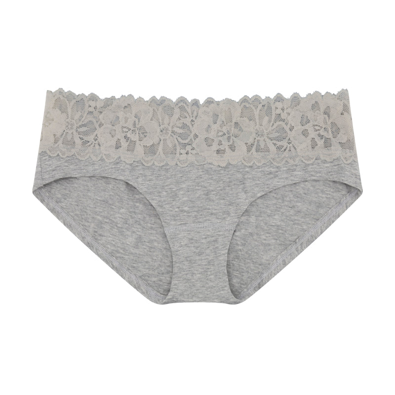 Victoria's Secret Cotton Lace Trim Hipster Knickers