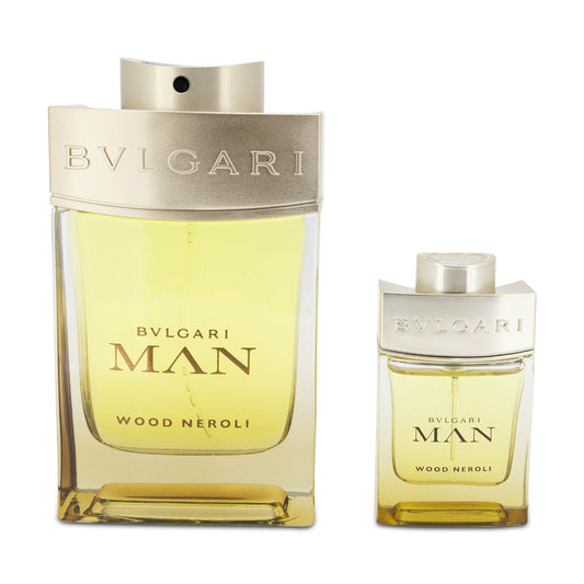 Bvlgari Man Wood Neroli Eau De Parfum Fragrance & Pouch Set