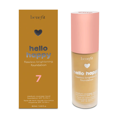 Benefit Hello Happy Flawless Brightening Foundation 7 (Blemished Box)