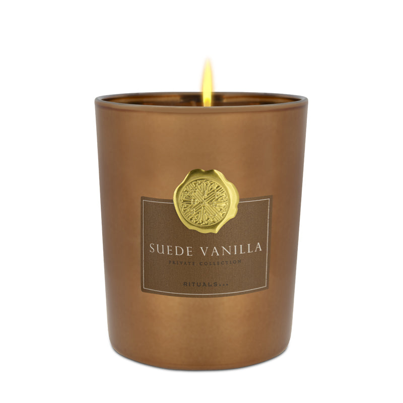 Rituals Suede Vanilla Candle | Elegant Home Fragrance