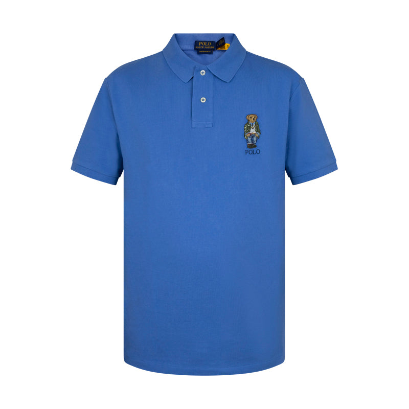 Ralph Lauren Polo Bear Shirt | Custom Fit Blue