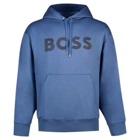 Hugo Boss Sullivan 16 Men's Pullover Hoodie Open Blue
