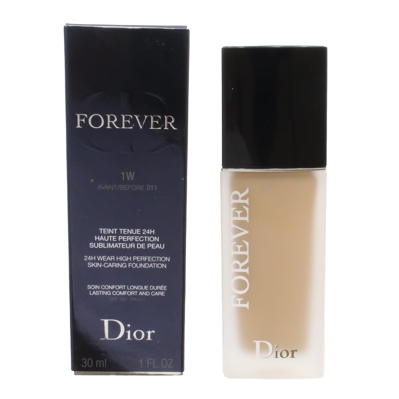 Dior Forever 24h Wear High Perfection Skin-Caring Foundation 1W Warm Before 011