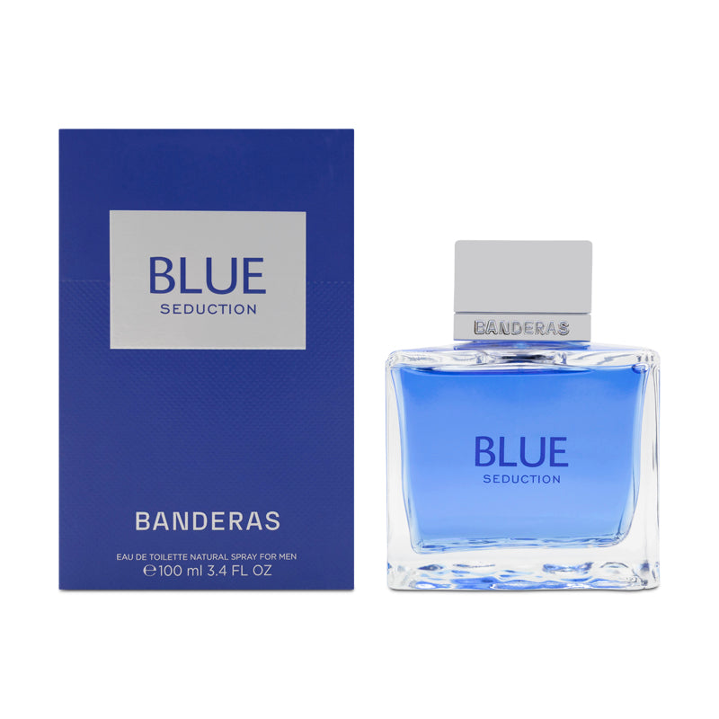Antonio Banderas Blue Seduction 100ml Eau De Toilette (Blemished Box)