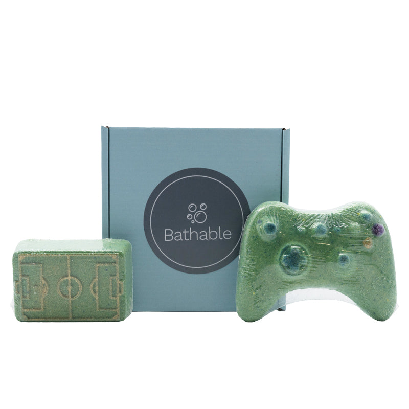 Xbox Controller & Football Bath Bomb Kids Gift Set