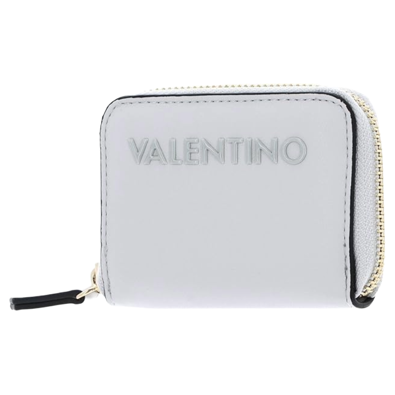Mario Valentino Neasy Re Zip Top Wallet Purse Grey