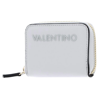 Mario Valentino Neasy Re Zip Top Wallet Purse Grey