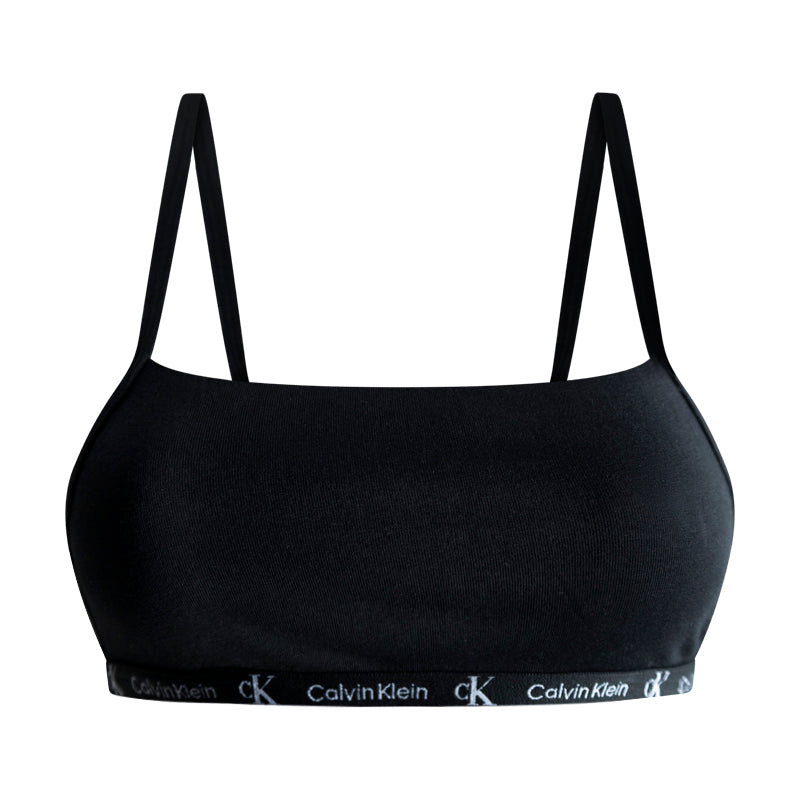 Calvin Klein 1996 Unlined Bralette | Black/Grey