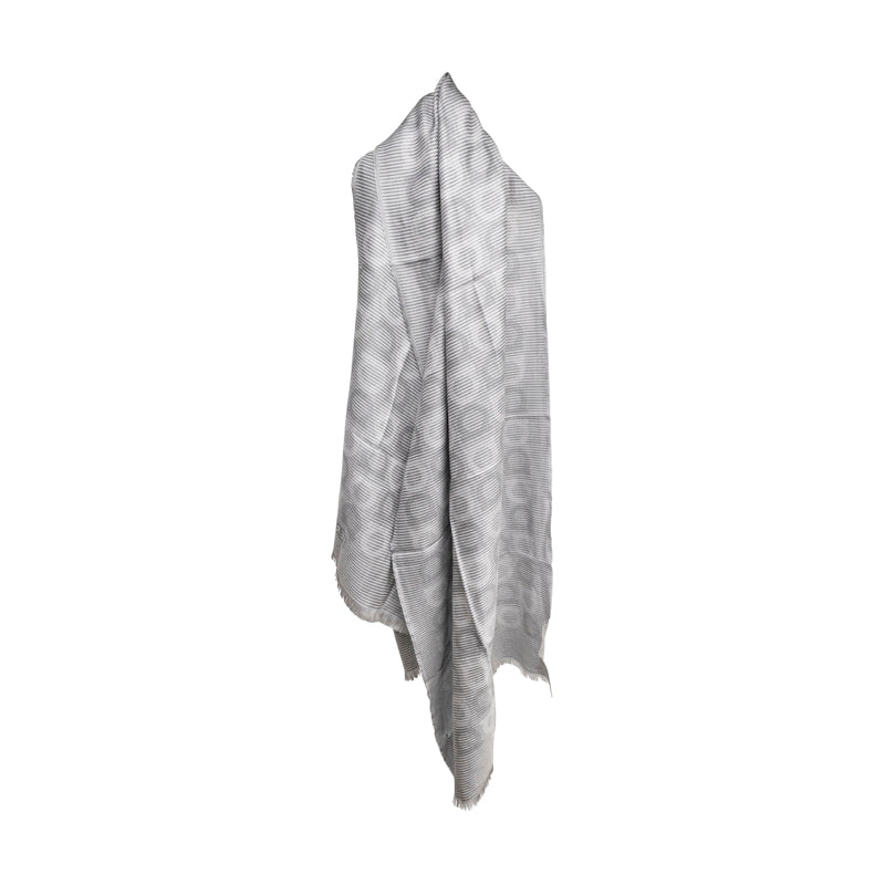 Salvatore Ferragamo St Tucson Scarf Grey