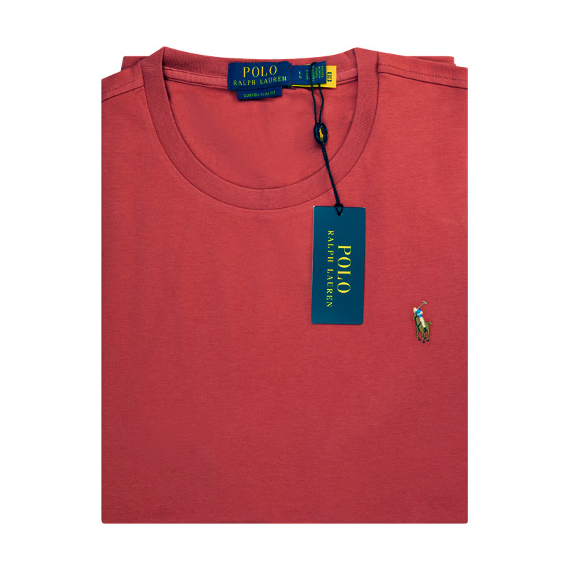 Ralph Lauren Polo Slim Tee | Red | Crew Neck