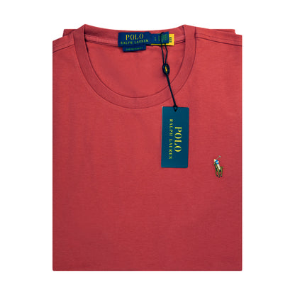 Ralph Lauren Polo Slim Tee | Red | Crew Neck