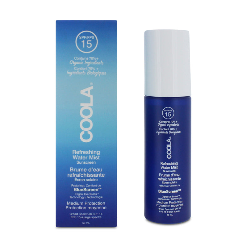 Coola Refreshing Water Mist Sunscreen SPF15 50ml (Blemished Box)