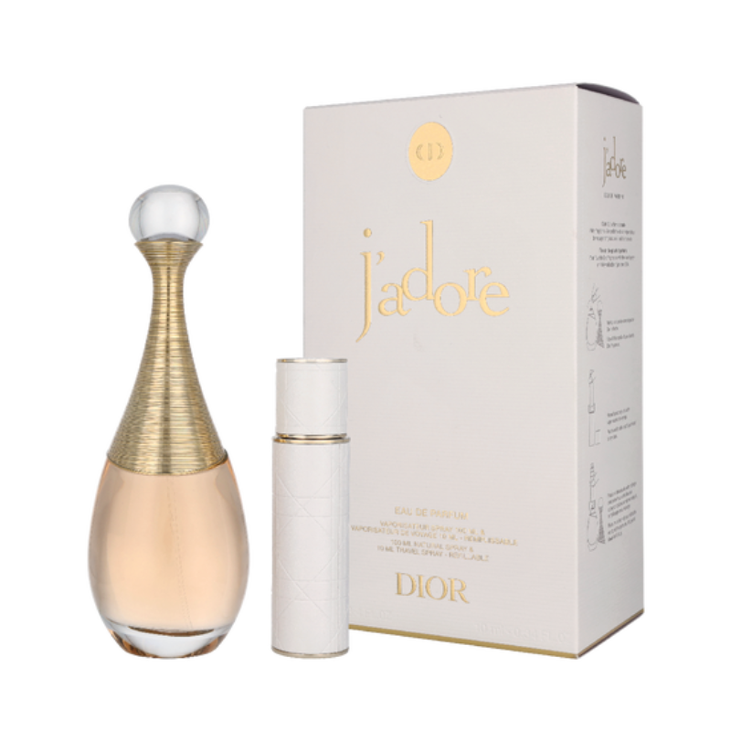 Dior J'adore 100ml Eau De Parfum & 10ml Travel Spray