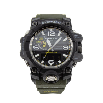 G-Shock Green Strap Casio Mudmaster Men's Watch Solar GWG-1000-1A3ER (Blemished Box) 